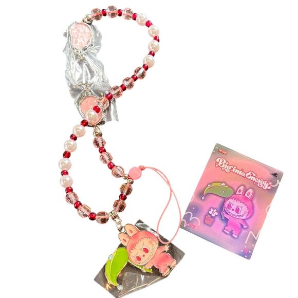 Pop Mart Labubu, The Monsters | Big Into Energy Series | LOVE Phone Charm | NEW - Picture 2 of 3